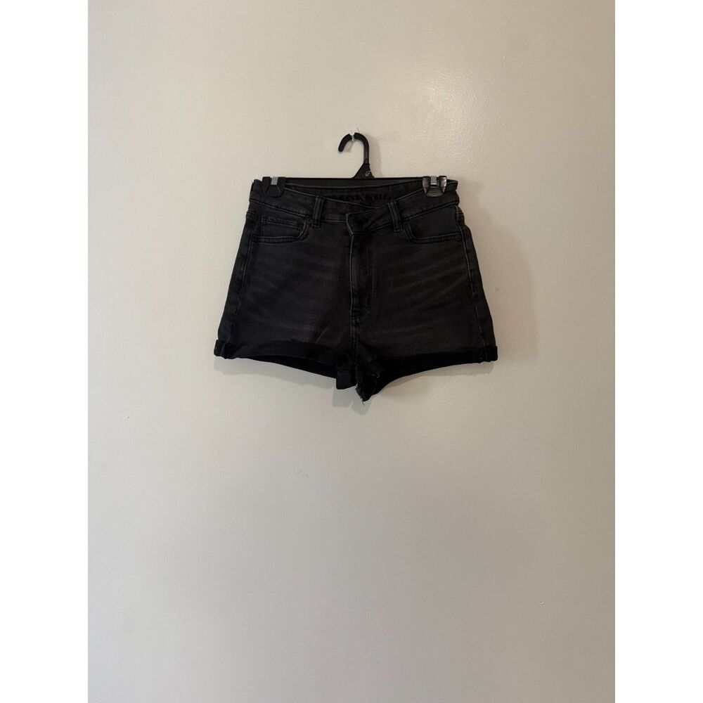 American Eagle Black Wash Denim Shorts Size 2